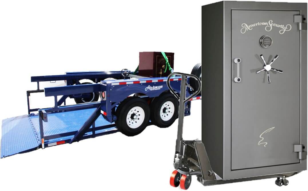 ACME Locksmith moving a safe in Phoenix