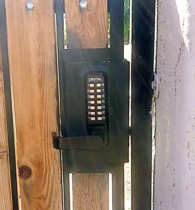 Side Gate Lock Installation