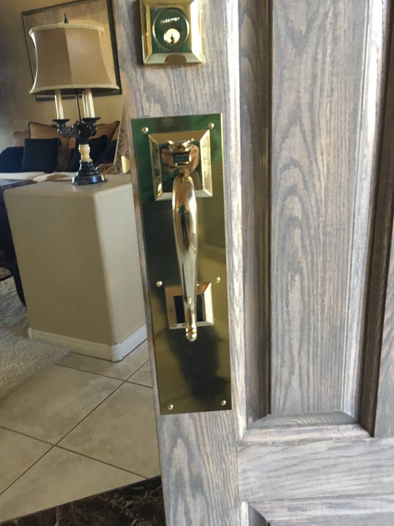 How to Cover Doorknob Holes, Deadbolt Holes & Door Cavities
