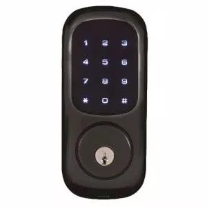 Auto-lock the door