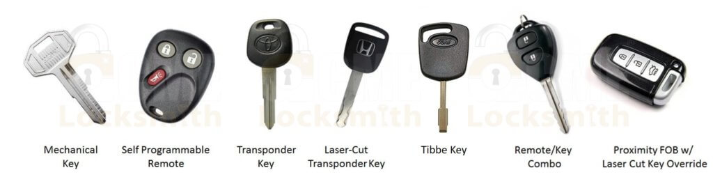 Types of Car keys