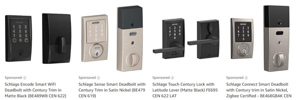 schlage smart lock options