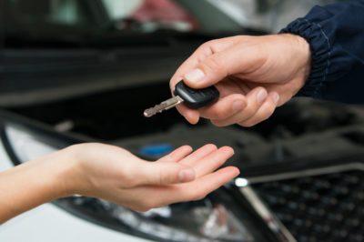 Locksmith Making Car Keys for Customer