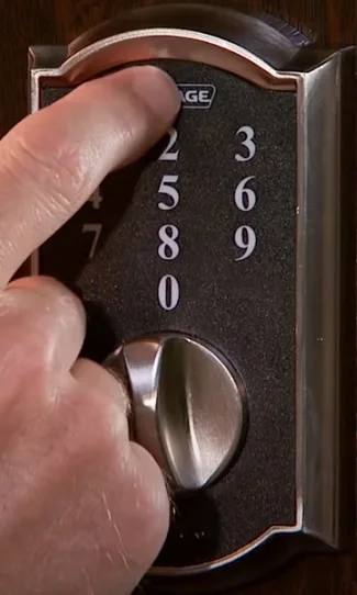 Schlage Reset Button on Touch Deadbolt