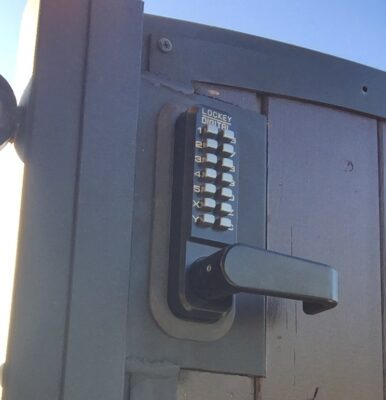 Keyless Gate Lock