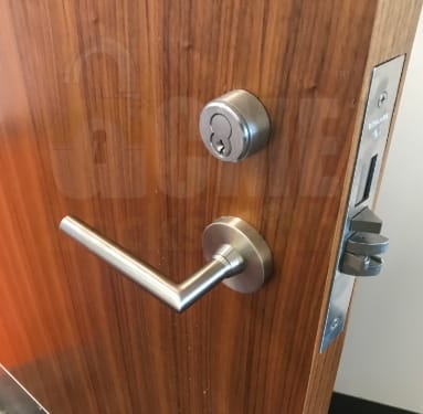 Mortise lock installation