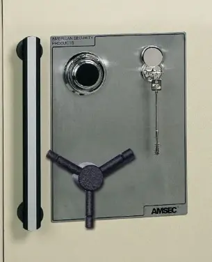 This High Security Safe Requires BOTH a key and Combination to Open