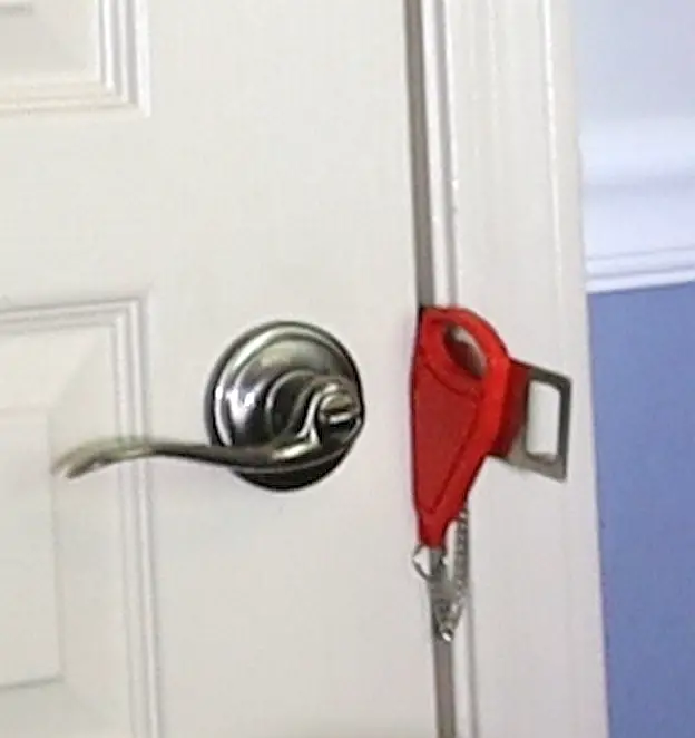Door Stopper Door Lock Brace Security Devices for Bedroom Home Security, SAFE!