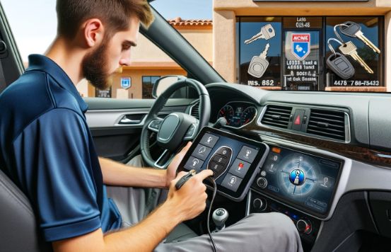 Locksmith Programming a Car Key
