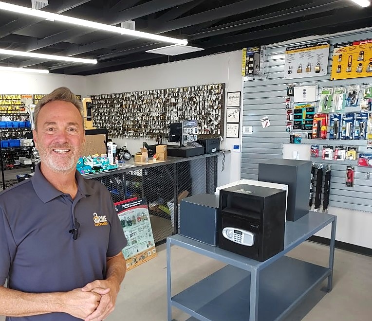 Owner inside our Phoenix lock shop