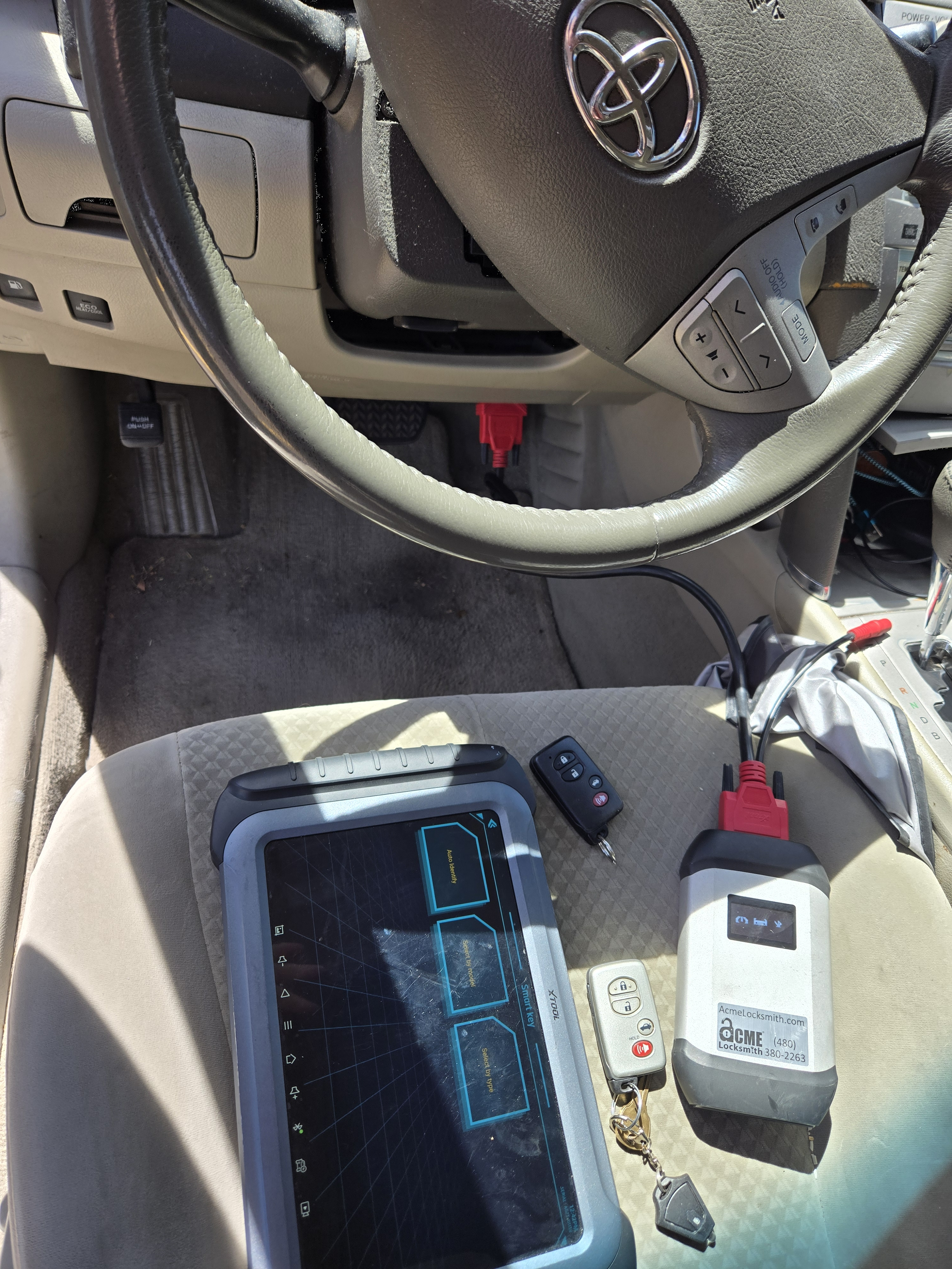 Programming car keys
