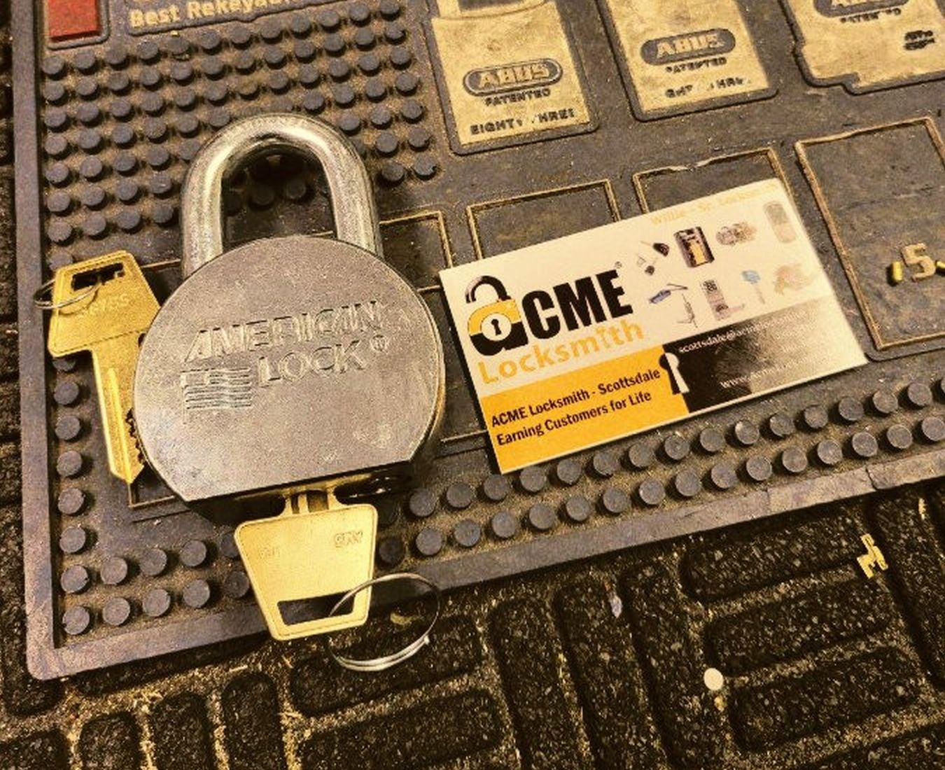American padlock keys