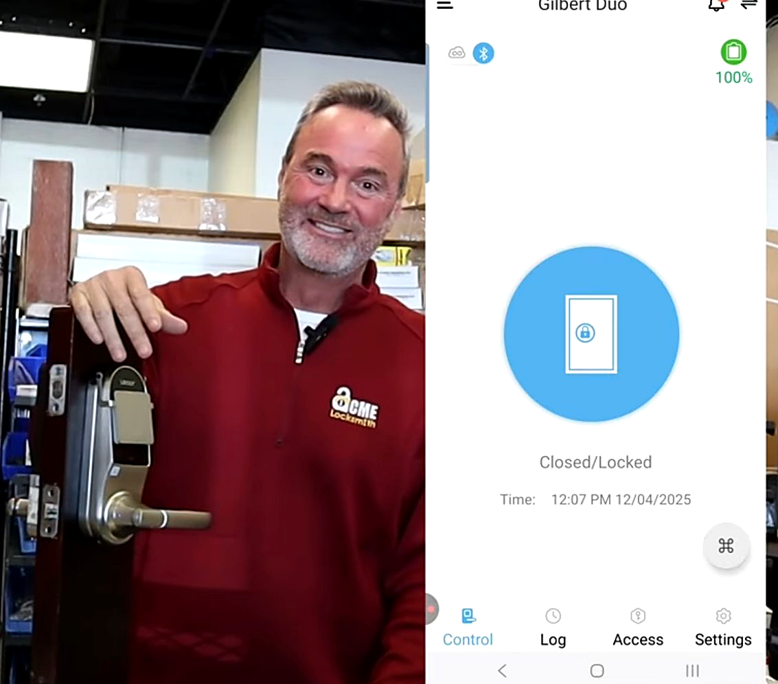 Key Fob and fingerprint entry
