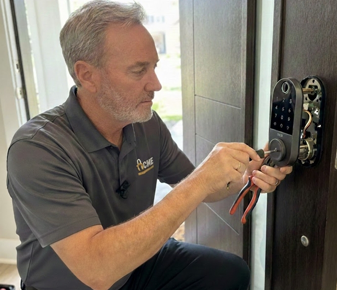 Smart lock installation